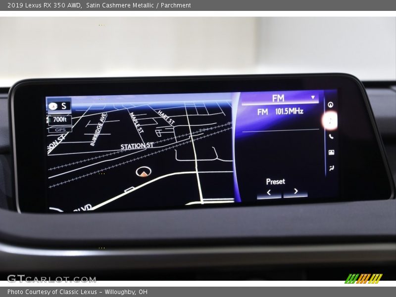 Satin Cashmere Metallic / Parchment 2019 Lexus RX 350 AWD