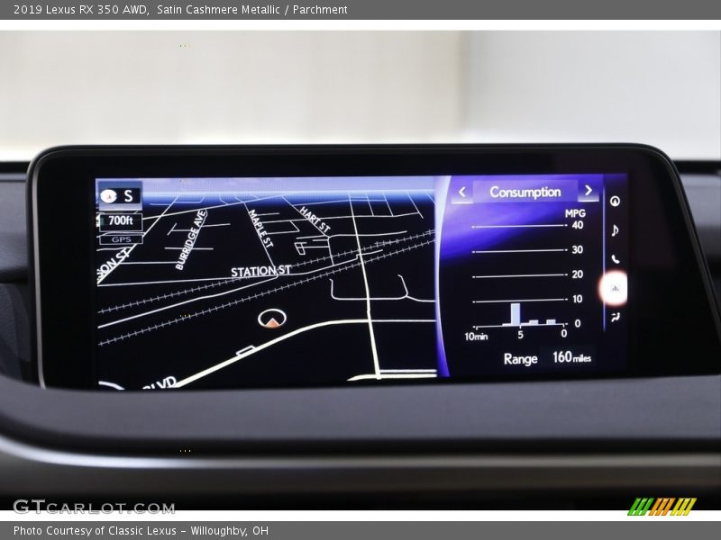 Satin Cashmere Metallic / Parchment 2019 Lexus RX 350 AWD