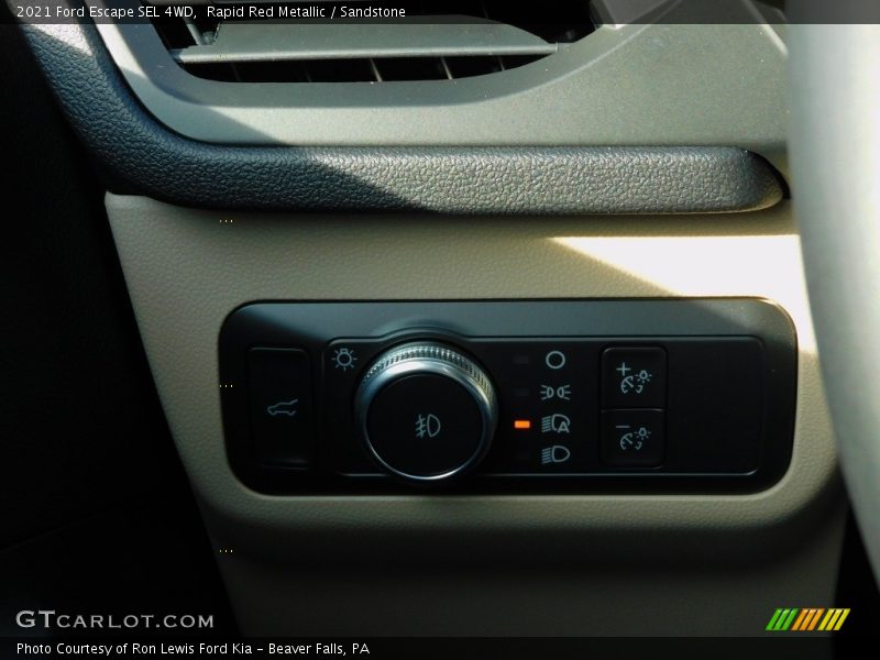 Rapid Red Metallic / Sandstone 2021 Ford Escape SEL 4WD