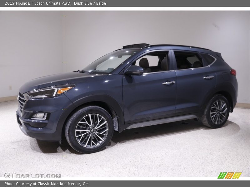 Dusk Blue / Beige 2019 Hyundai Tucson Ultimate AWD