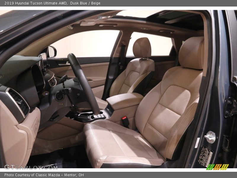 Dusk Blue / Beige 2019 Hyundai Tucson Ultimate AWD