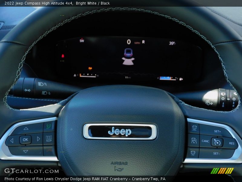 Bright White / Black 2022 Jeep Compass High Altitude 4x4