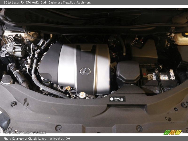 Satin Cashmere Metallic / Parchment 2019 Lexus RX 350 AWD