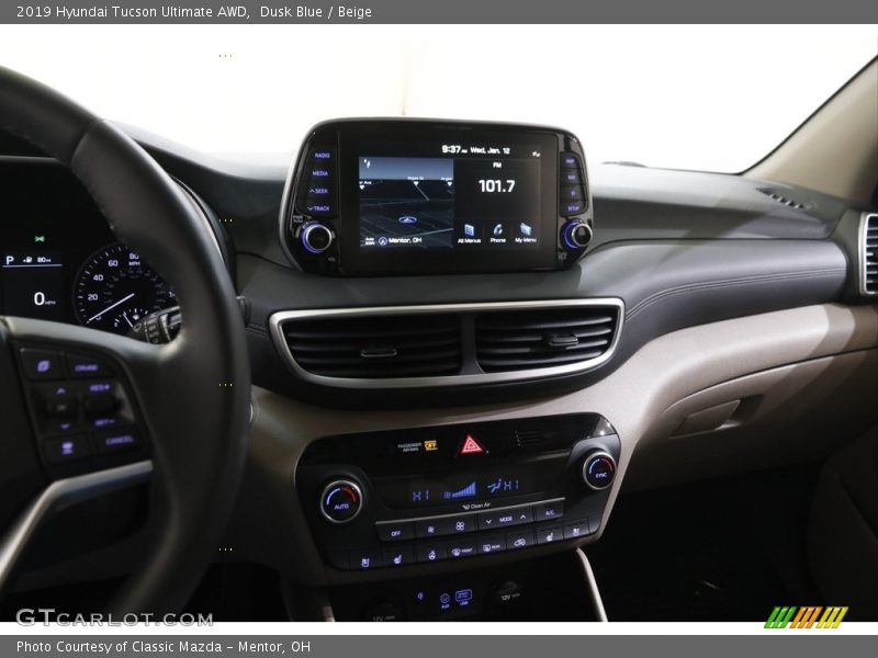 Dusk Blue / Beige 2019 Hyundai Tucson Ultimate AWD