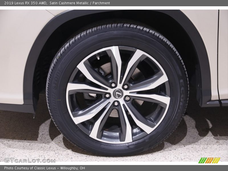 Satin Cashmere Metallic / Parchment 2019 Lexus RX 350 AWD