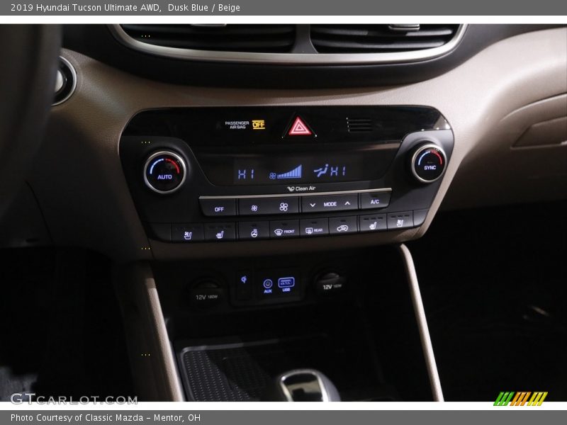 Dusk Blue / Beige 2019 Hyundai Tucson Ultimate AWD
