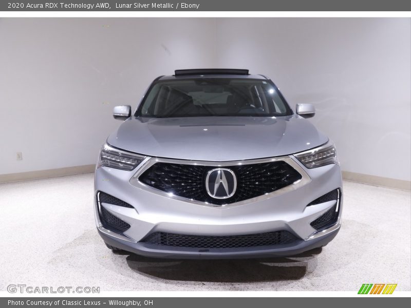 Lunar Silver Metallic / Ebony 2020 Acura RDX Technology AWD