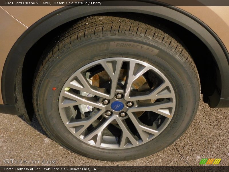 Desert Gold Metallic / Ebony 2021 Ford Escape SEL 4WD