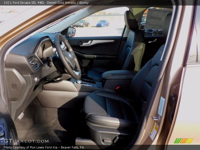 Desert Gold Metallic / Ebony 2021 Ford Escape SEL 4WD