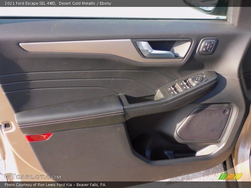 Desert Gold Metallic / Ebony 2021 Ford Escape SEL 4WD