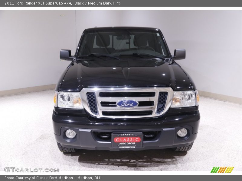 Black / Medium Dark Flint 2011 Ford Ranger XLT SuperCab 4x4