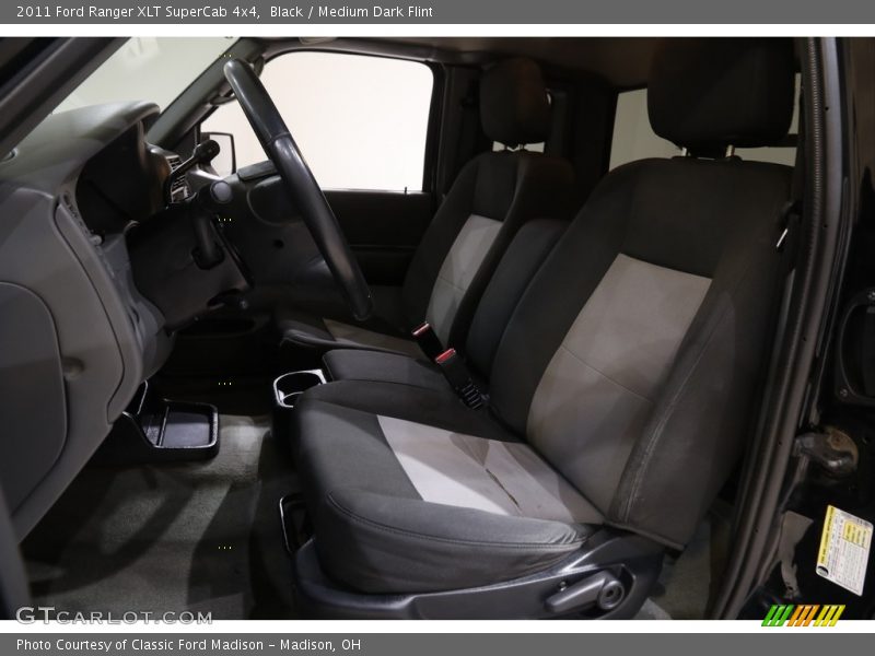 Black / Medium Dark Flint 2011 Ford Ranger XLT SuperCab 4x4
