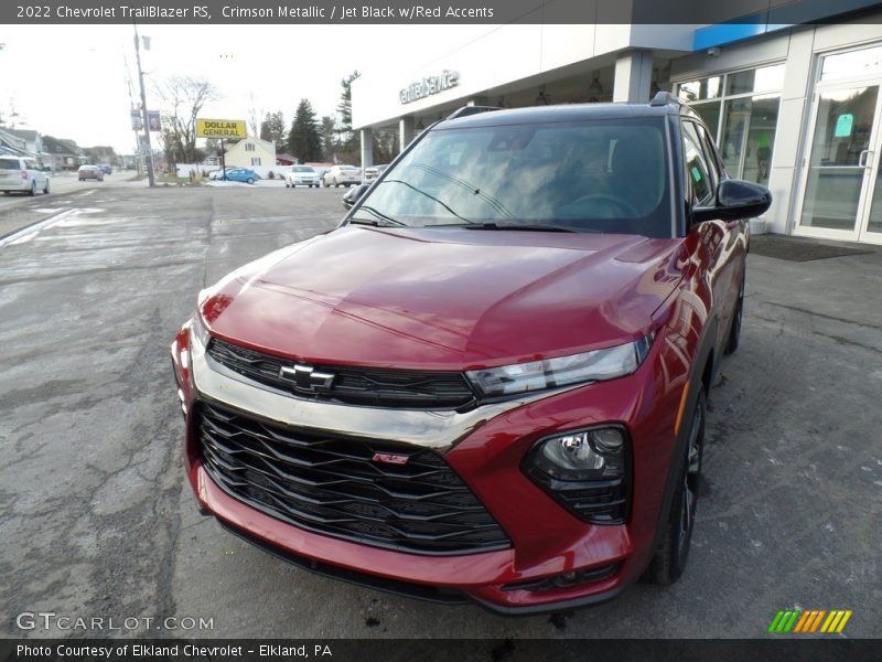Crimson Metallic / Jet Black w/Red Accents 2022 Chevrolet TrailBlazer RS