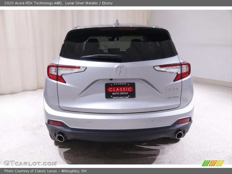 Lunar Silver Metallic / Ebony 2020 Acura RDX Technology AWD