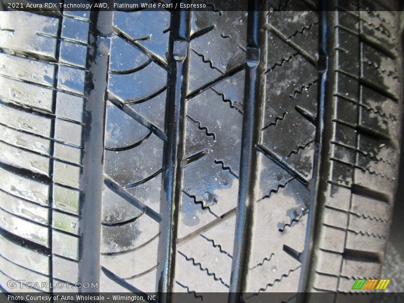 Platinum White Pearl / Espresso 2021 Acura RDX Technology AWD