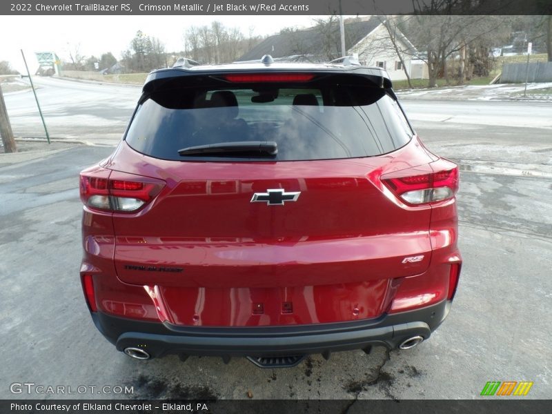 Crimson Metallic / Jet Black w/Red Accents 2022 Chevrolet TrailBlazer RS