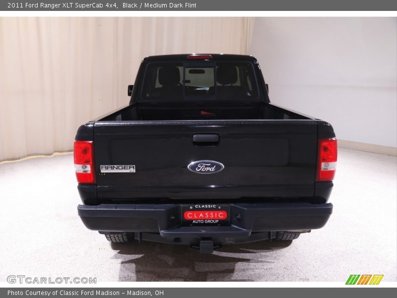 Black / Medium Dark Flint 2011 Ford Ranger XLT SuperCab 4x4