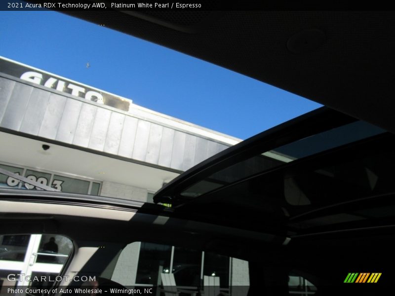Platinum White Pearl / Espresso 2021 Acura RDX Technology AWD