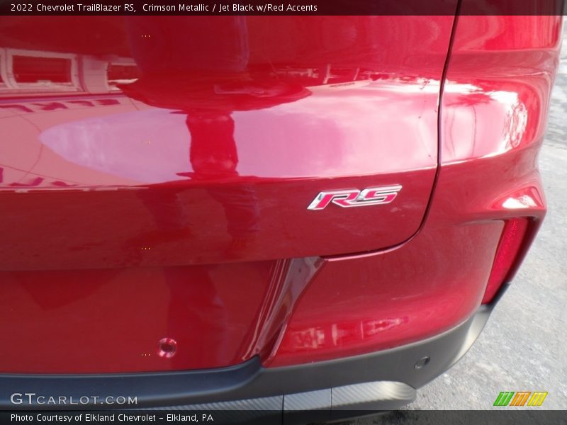 Crimson Metallic / Jet Black w/Red Accents 2022 Chevrolet TrailBlazer RS