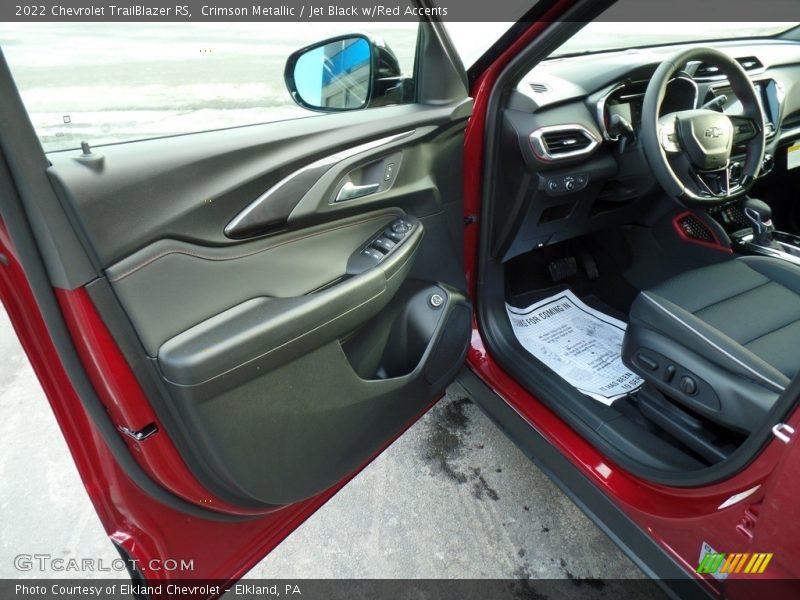 Crimson Metallic / Jet Black w/Red Accents 2022 Chevrolet TrailBlazer RS
