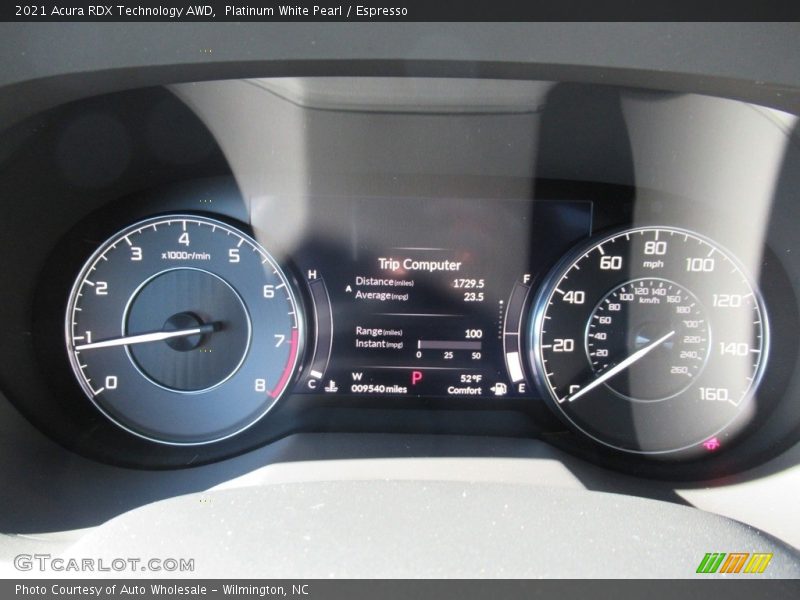 Platinum White Pearl / Espresso 2021 Acura RDX Technology AWD