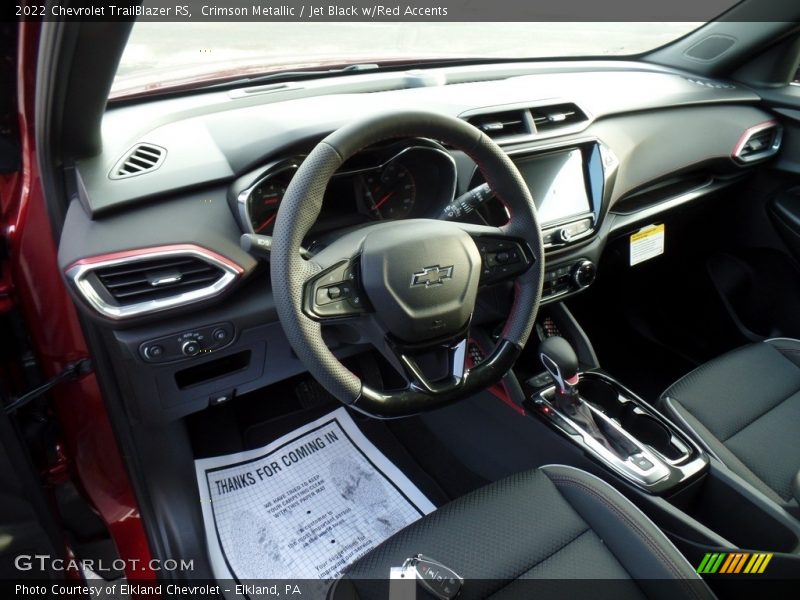 Crimson Metallic / Jet Black w/Red Accents 2022 Chevrolet TrailBlazer RS