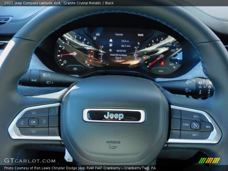 Granite Crystal Metallic / Black 2022 Jeep Compass Latitude 4x4