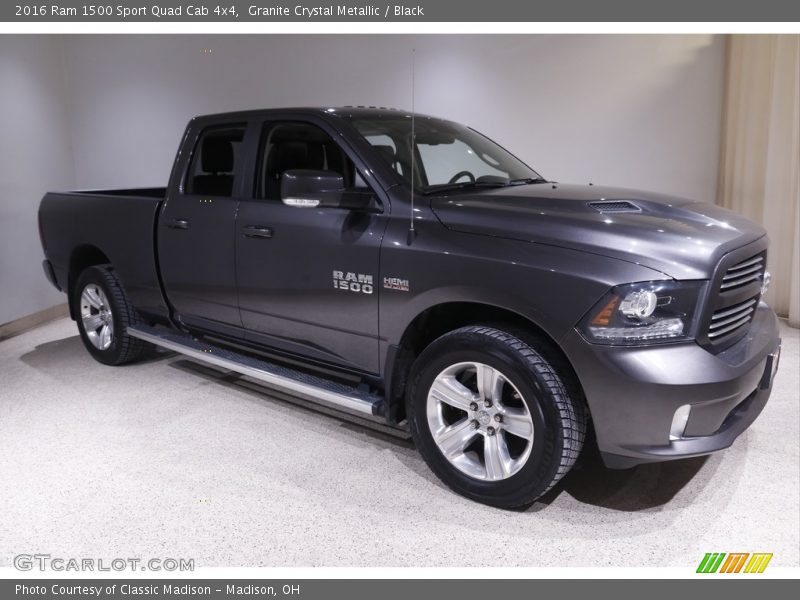  2016 1500 Sport Quad Cab 4x4 Granite Crystal Metallic