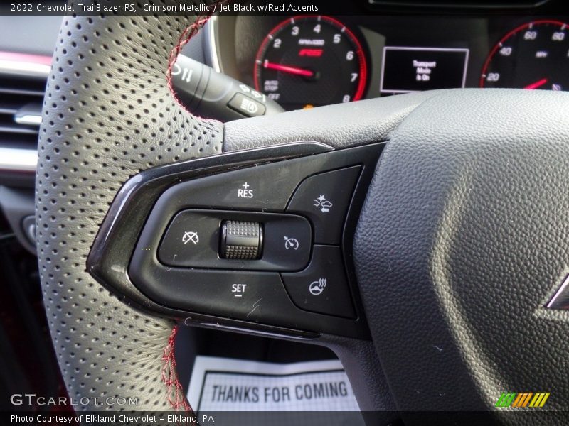  2022 TrailBlazer RS Steering Wheel