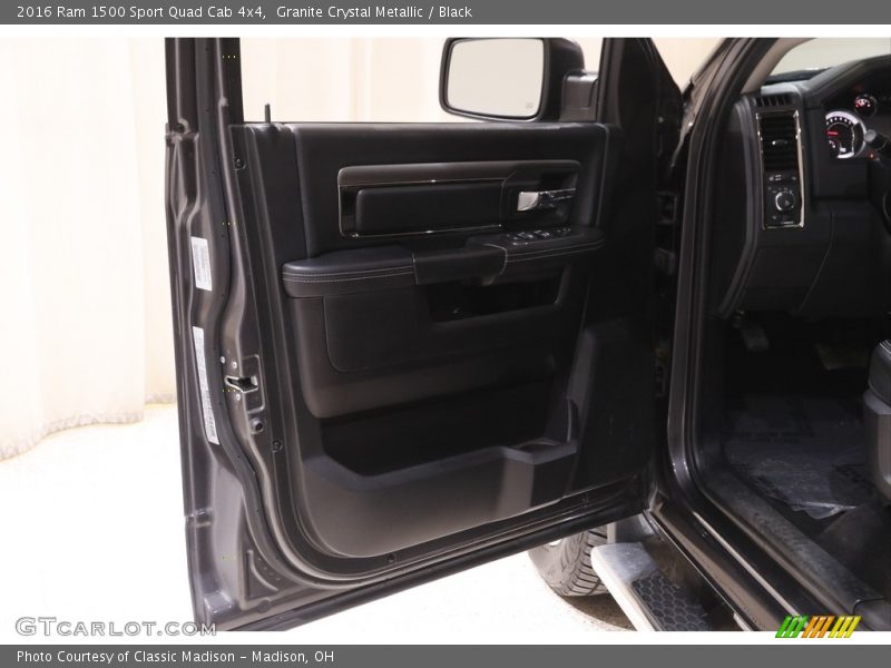 Granite Crystal Metallic / Black 2016 Ram 1500 Sport Quad Cab 4x4