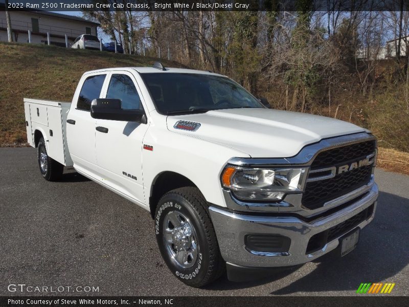 Bright White / Black/Diesel Gray 2022 Ram 2500 Tradesman Crew Cab Chassis