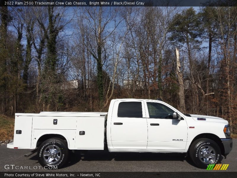 Bright White / Black/Diesel Gray 2022 Ram 2500 Tradesman Crew Cab Chassis