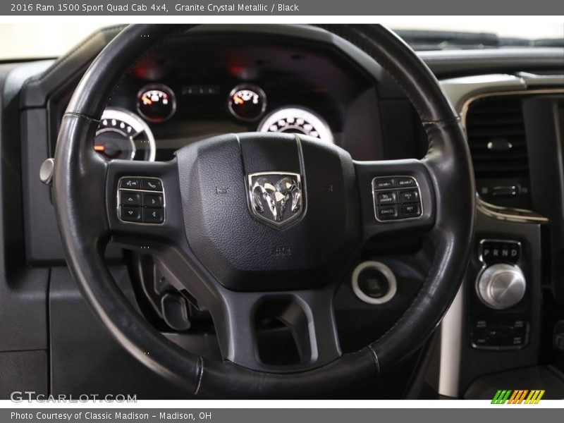  2016 1500 Sport Quad Cab 4x4 Steering Wheel