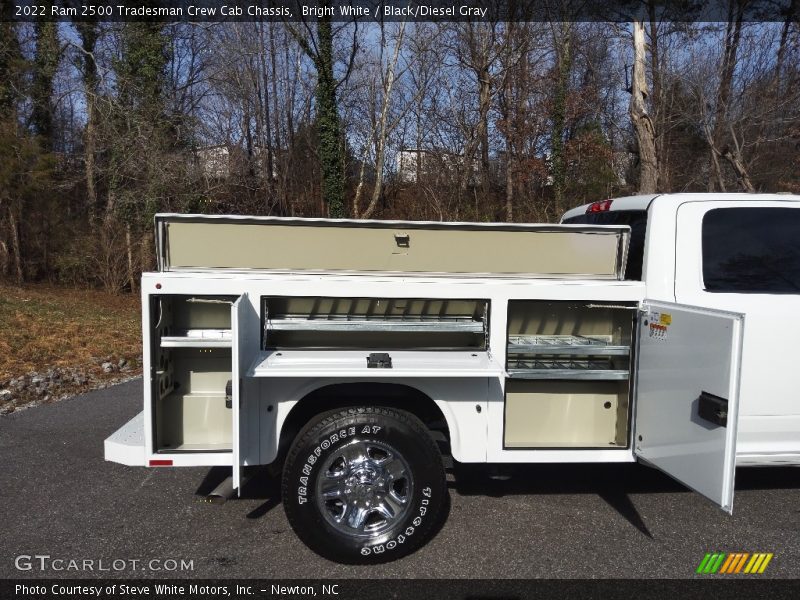 Bright White / Black/Diesel Gray 2022 Ram 2500 Tradesman Crew Cab Chassis