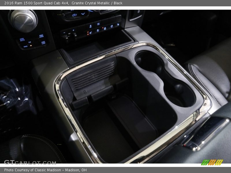 Granite Crystal Metallic / Black 2016 Ram 1500 Sport Quad Cab 4x4