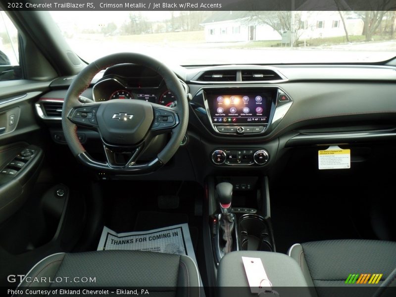 Crimson Metallic / Jet Black w/Red Accents 2022 Chevrolet TrailBlazer RS