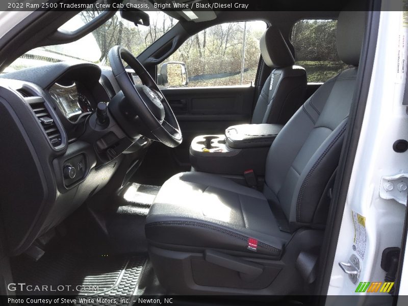 Bright White / Black/Diesel Gray 2022 Ram 2500 Tradesman Crew Cab Chassis