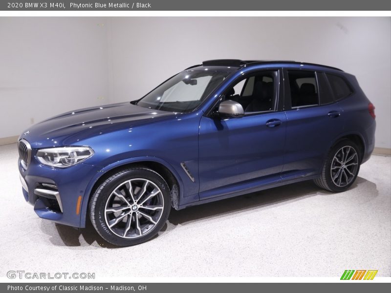 Phytonic Blue Metallic / Black 2020 BMW X3 M40i