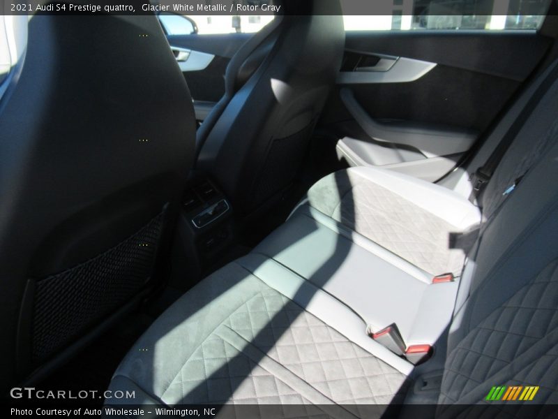 Glacier White Metallic / Rotor Gray 2021 Audi S4 Prestige quattro