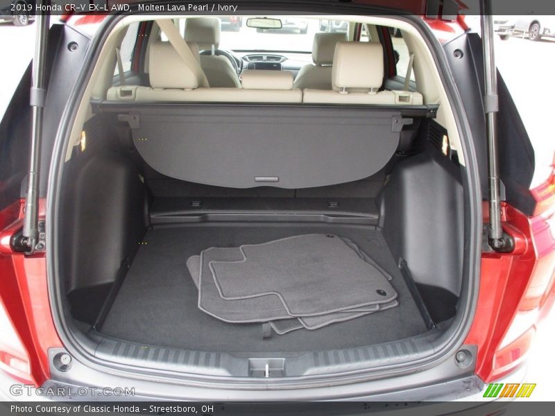Molten Lava Pearl / Ivory 2019 Honda CR-V EX-L AWD