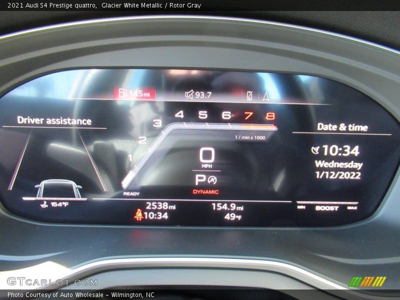  2021 S4 Prestige quattro Prestige quattro Gauges