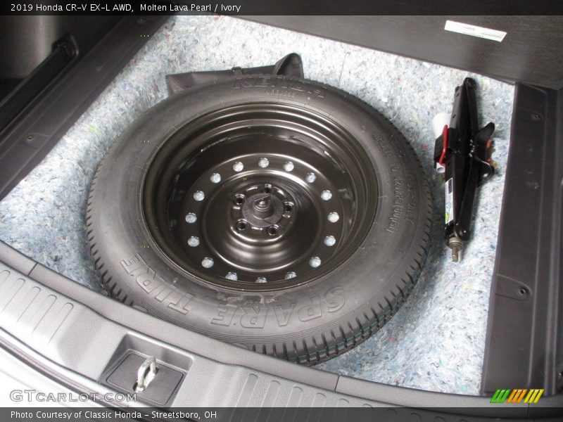 Molten Lava Pearl / Ivory 2019 Honda CR-V EX-L AWD