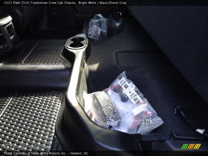 Bright White / Black/Diesel Gray 2022 Ram 2500 Tradesman Crew Cab Chassis