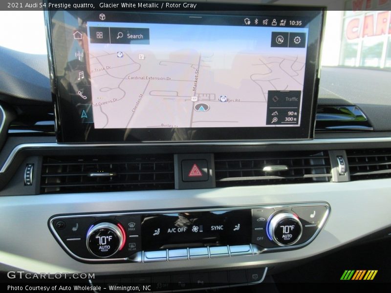 Navigation of 2021 S4 Prestige quattro
