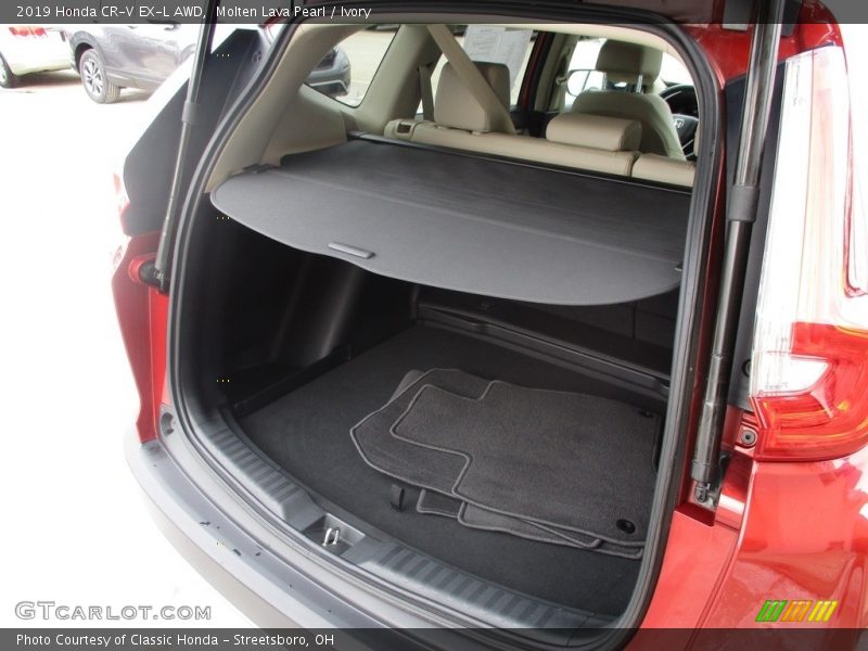 Molten Lava Pearl / Ivory 2019 Honda CR-V EX-L AWD