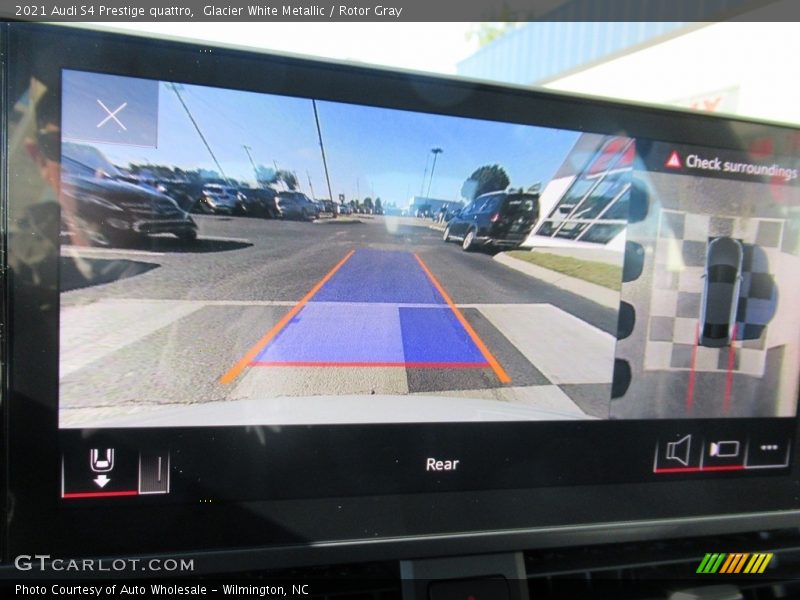 Glacier White Metallic / Rotor Gray 2021 Audi S4 Prestige quattro