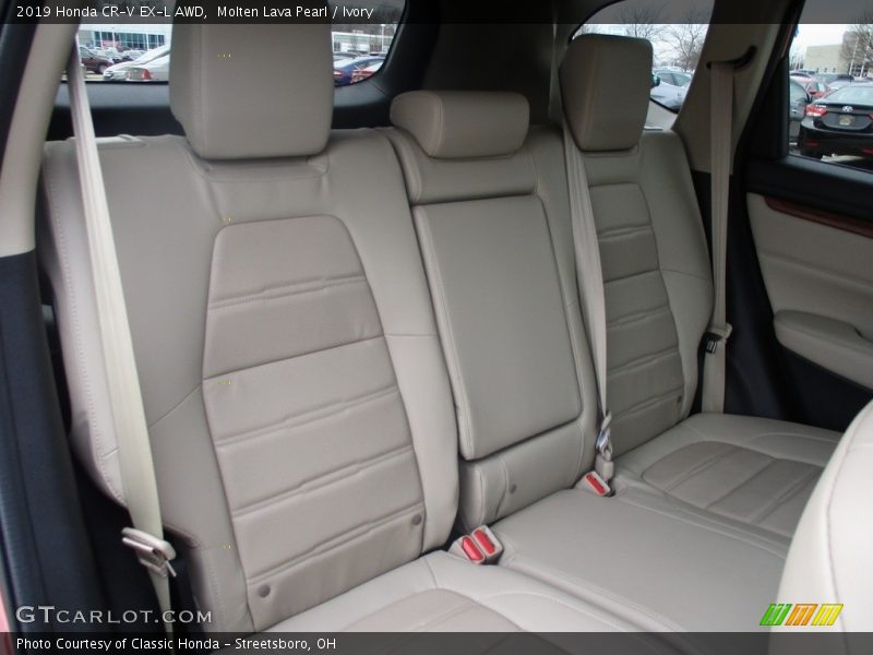 Molten Lava Pearl / Ivory 2019 Honda CR-V EX-L AWD