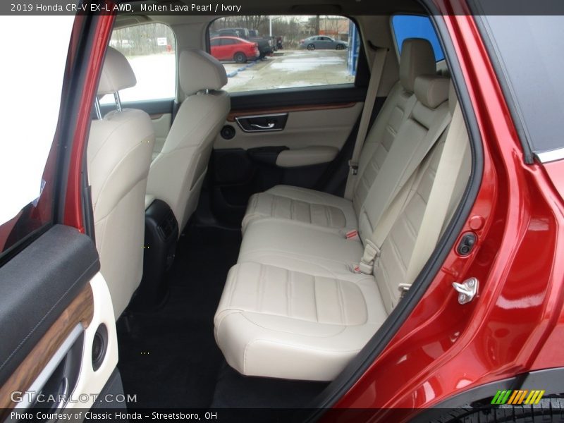 Molten Lava Pearl / Ivory 2019 Honda CR-V EX-L AWD