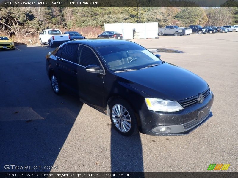 Black / Titan Black 2011 Volkswagen Jetta SEL Sedan
