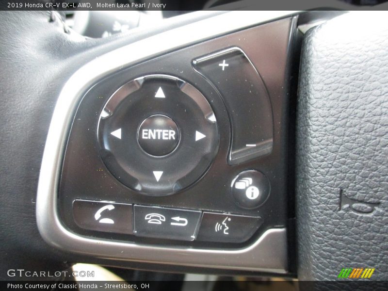 Molten Lava Pearl / Ivory 2019 Honda CR-V EX-L AWD